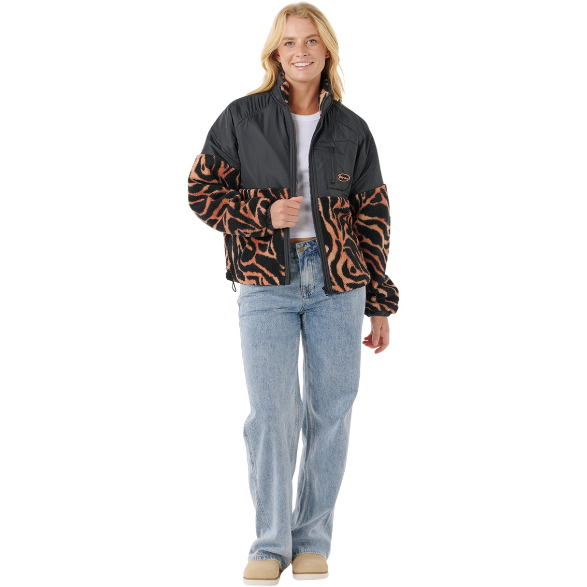 2025 Rip Curl Womens Keepsakes Anti-Series Polar Fleece 09OWFL - Black